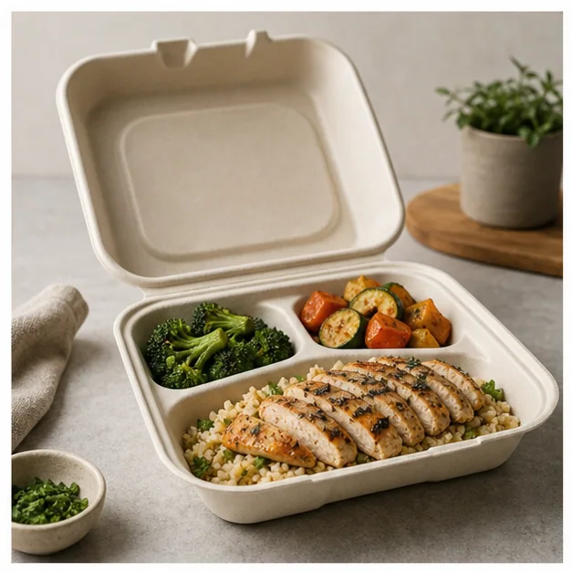Compostable Clamshell Containers
