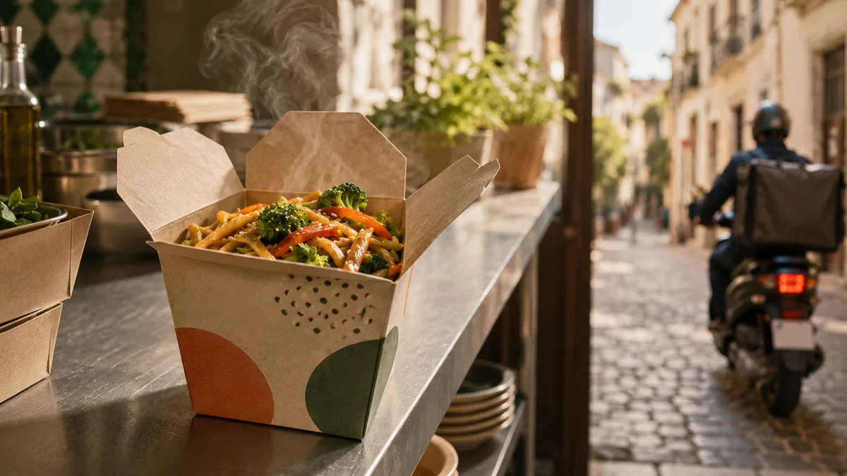 Por qué tus envases de comida caliente llegan empapados a tus clientes (y cómo solucionarlo)