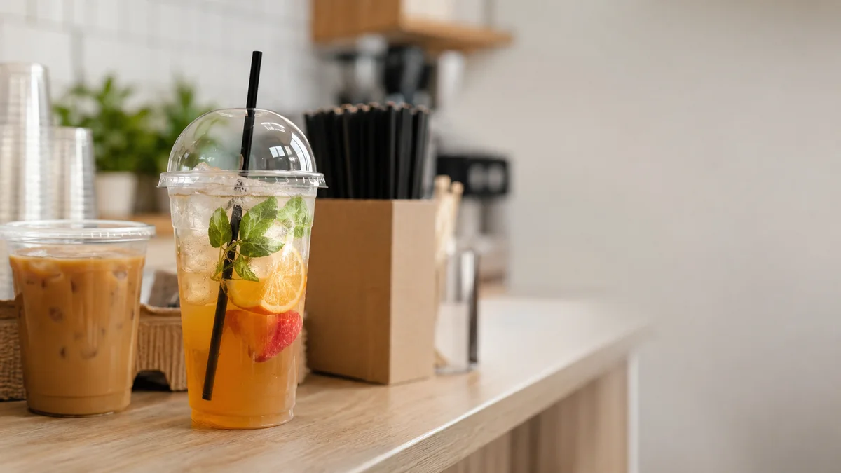 rPET-bekers voor koude dranken in het VK: hoe gerecycled materiaal je geld bespaart en wat je moet controleren voor je bestelt