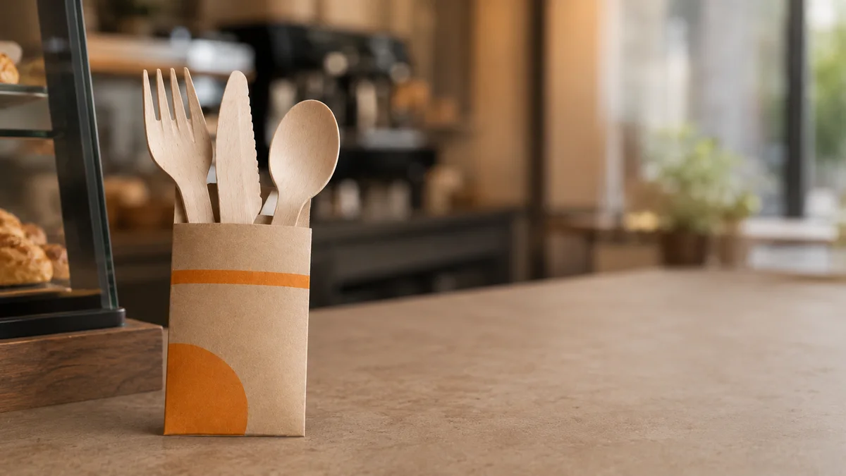 Jak operatorzy foodservice w Wielkiej Brytanii mogą wybrać odpowiednie jednorazowe sztućce drewniane po zakazie plastiku jednorazowego użytku